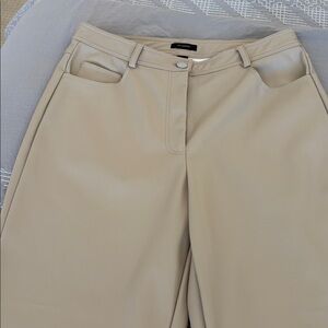 HALOGEN
New 5- pocket Faux Leather Pants In Taupe